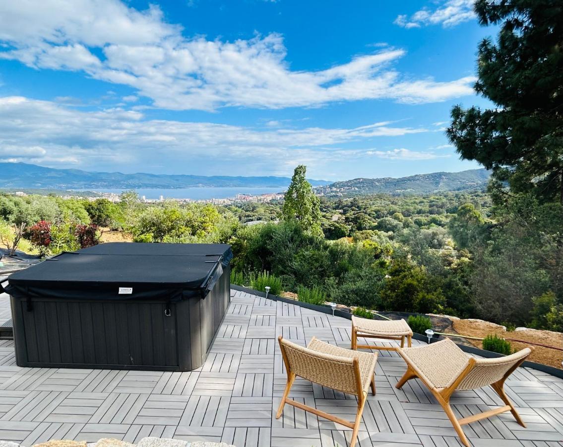 Casa Lc Chambre2 Vue Mer Jacuzzi Ajaccio  Exteriör bild